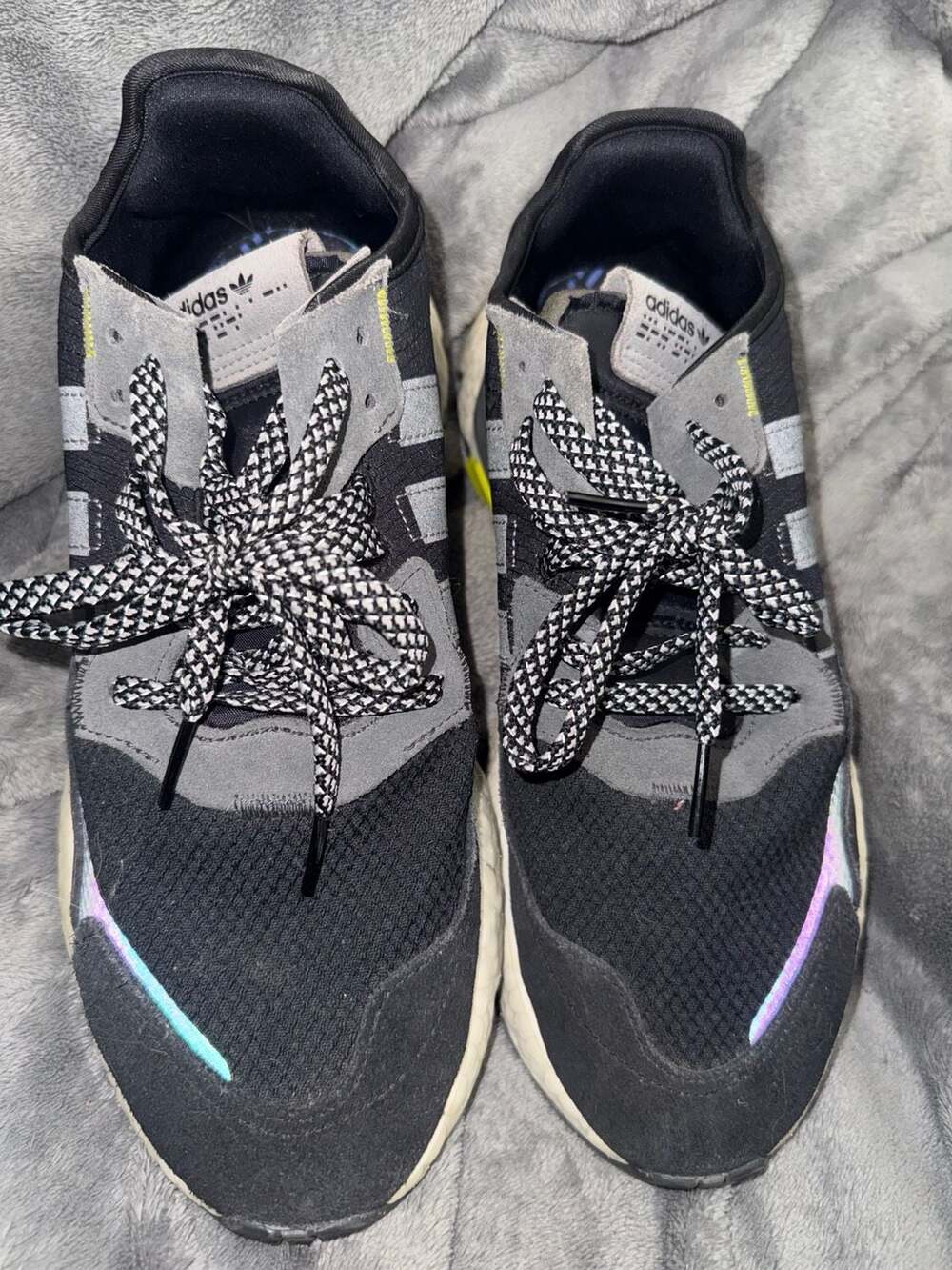 Adidas Nite Jogger Core Black Solar Yellow Men's Running